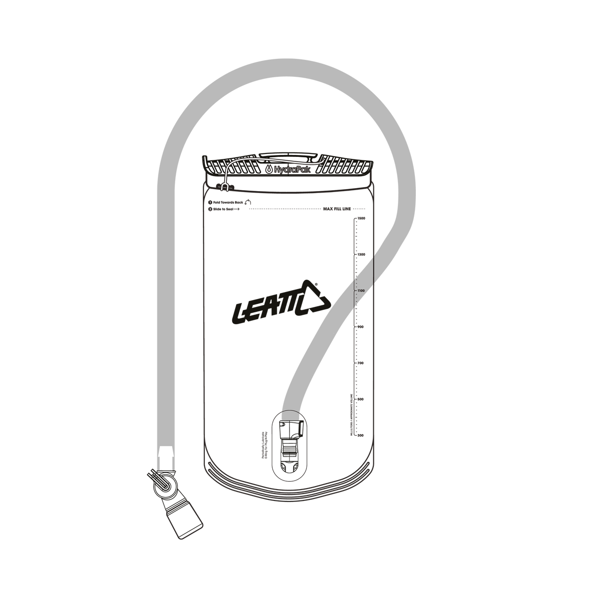 Bladder HydraPak 1.5L Vertical with tube - Degree bite valve