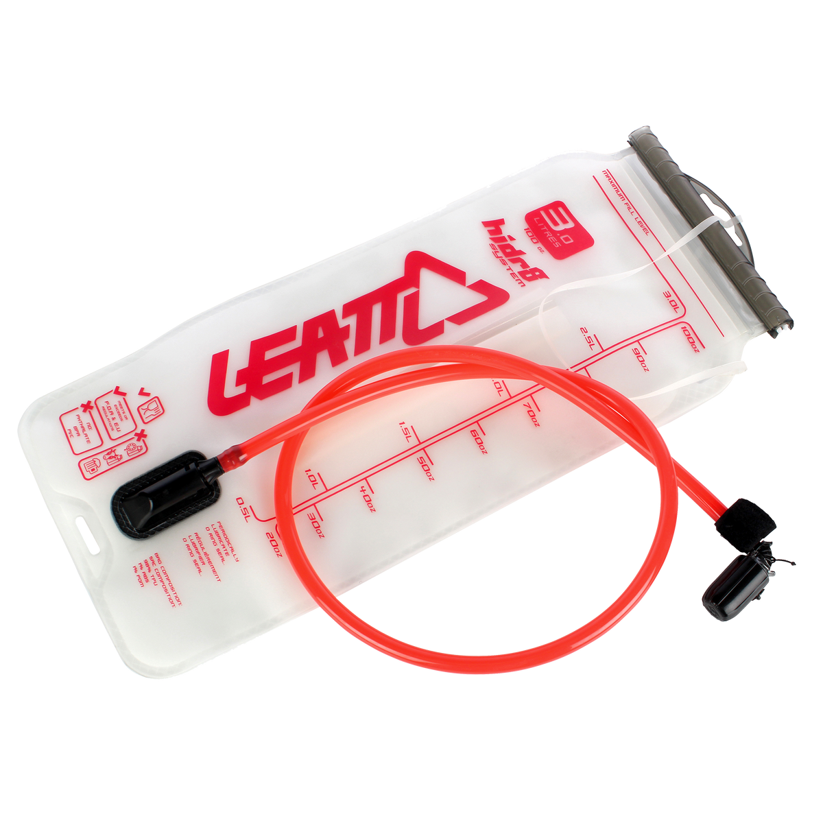 Bladder Flat CleanTech 3L (100oz) w tube and bite valve